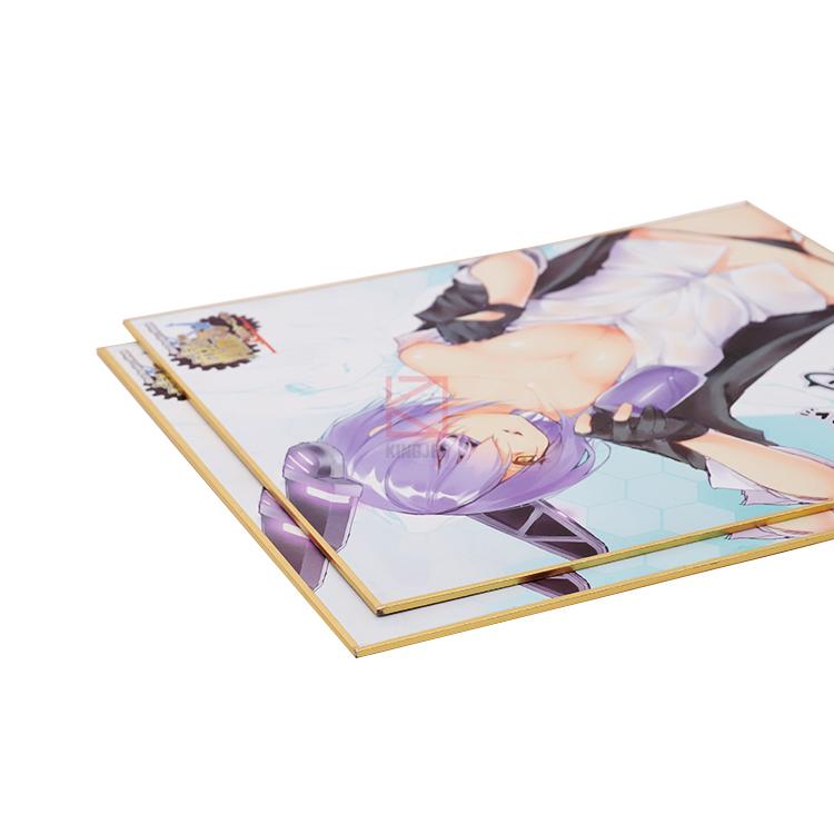 JAPANESE ART,WALL ART,ANIME SHIKISHI 2 JAPANESE SHIKISHI BOARD色紙